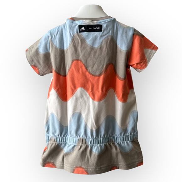 Adidas X Marimekko All Over Print Shorts Set, Size 4T, Multicolored - Picture 4 of 16